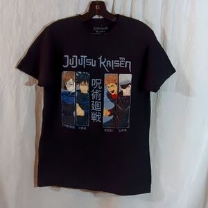 Jujutsu Kaisen Graphic Mens Medium Black T-Shirt Japanese Manga